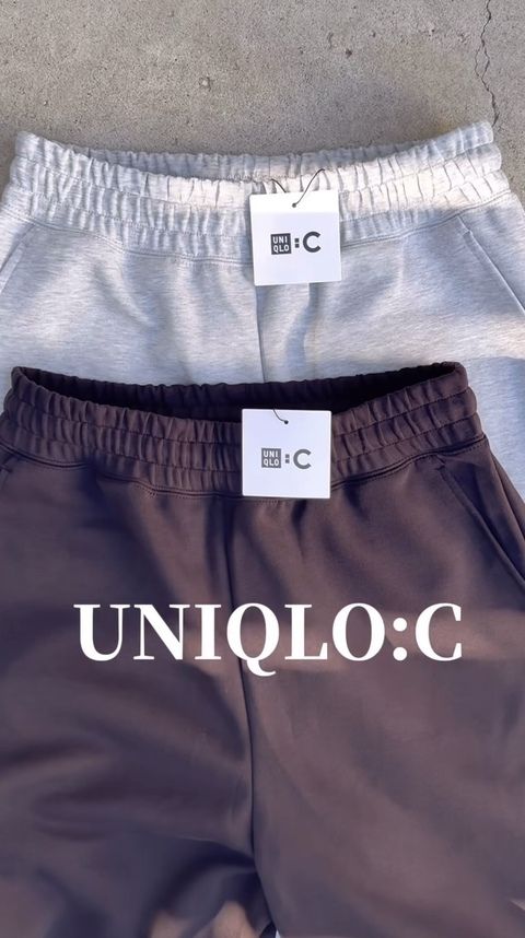 UNIQLO：Cスウェットワイドパンツ
