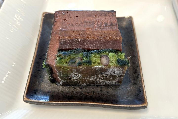 ジャポネハーブ・ショコラの断面