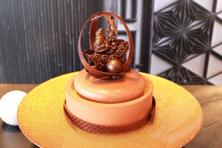 「ショコラアールグレイ」直径15cm、高さ５,5cm 7000円 