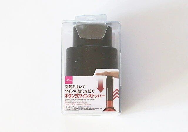 ダイソー ワインストッパー（ボタン式） パッケージ