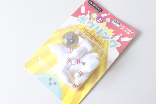 セリア 卓上ボウリング 玩具