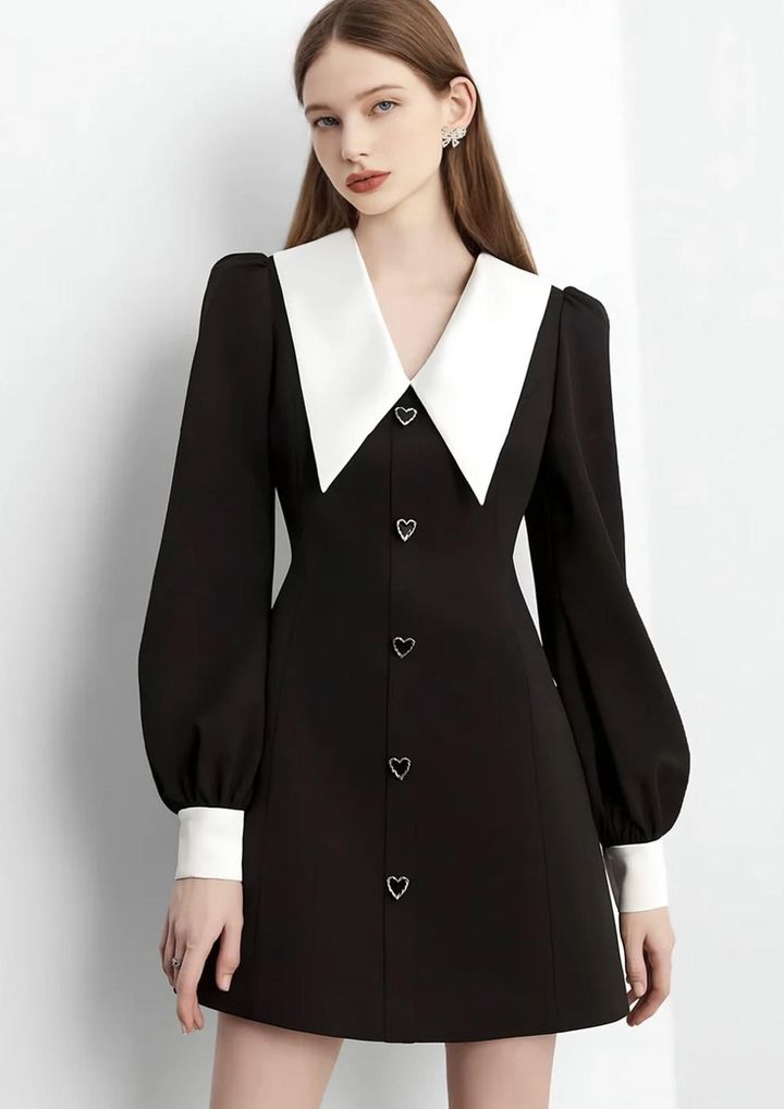 画像: ビッグカラーワンピース ¥21,600 n-frame.online