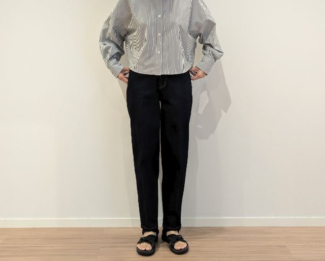 カーブジーンズを着たコーデ