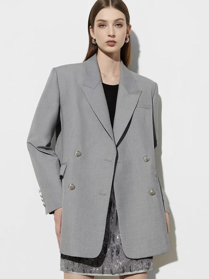 画像: Wボタンテーラードジャケット ¥24,000 n-frame.online