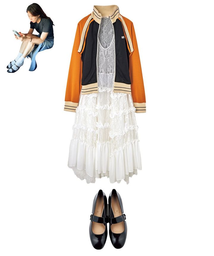 伊東牧子秋コーデ