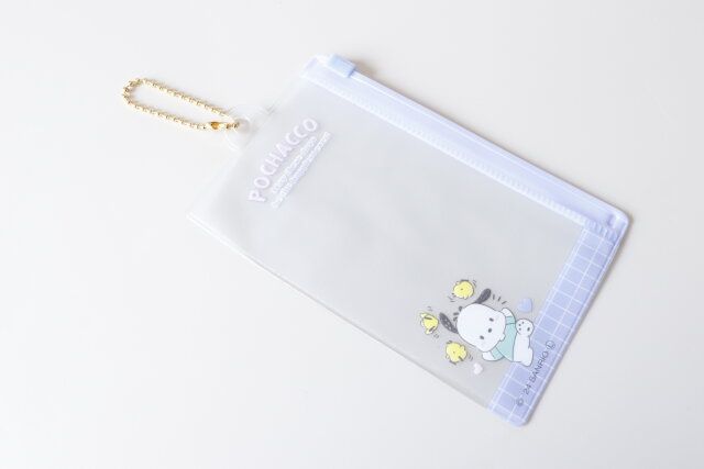 セリア チェーン付きファスナーケース ポチャッコ