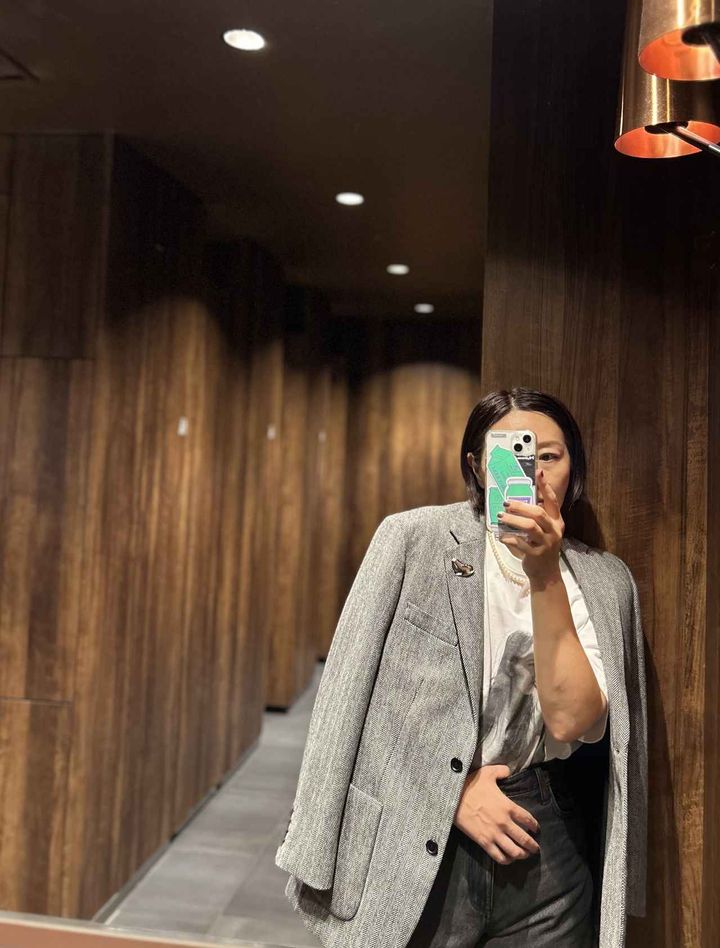 画像1: 【UNIQLO：C】ツイードオーバーサイズジャケット¥9,990 www.uniqlo.com