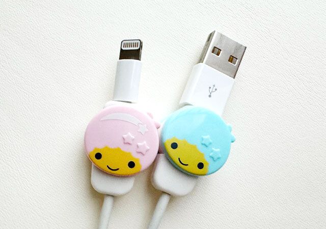 ダイソー ライトニングケーブル用プロテクトカバー サンリオ