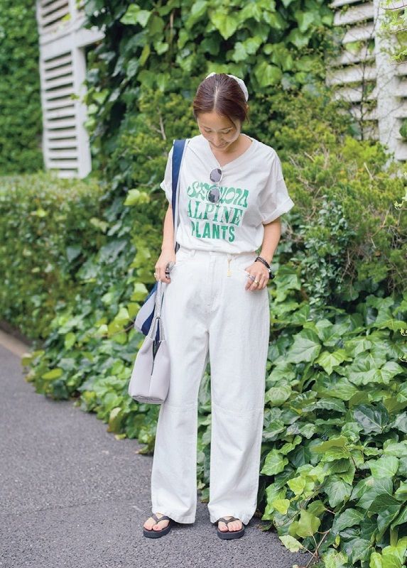 ロンハーマン 阿部真澄さんのアウトドアコーデ