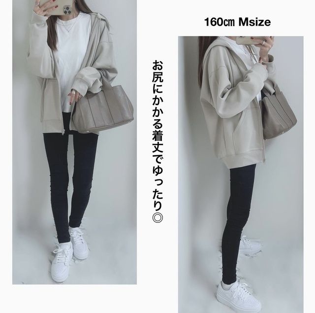 UNIQLOのドライスウェットリラックスパーカー2