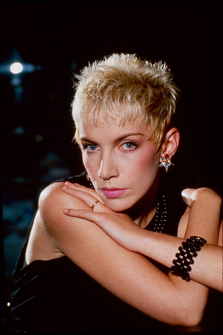 ユーリズミックスのアニー・レノックス。1985年撮影。Photo_ Steve Rapport/Getty Images