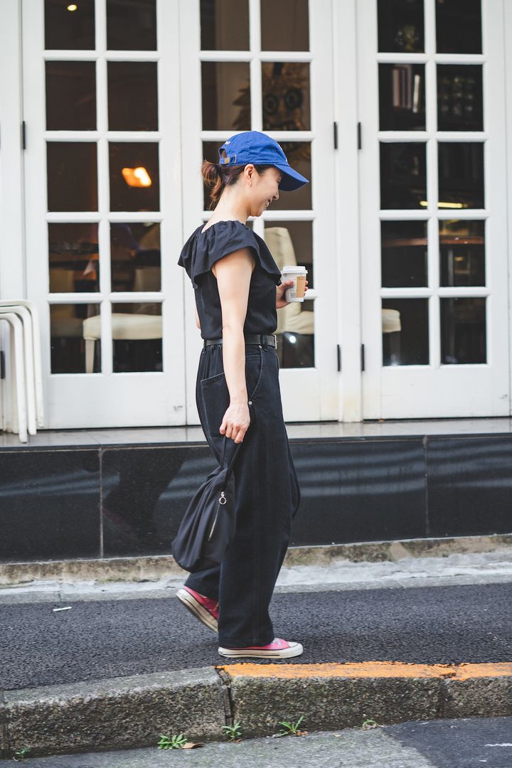 【愛用デニムSNAP】152cmが選んだ《Oblada》のスケータージーンズ。丸みのあるシルエットが今の気分！