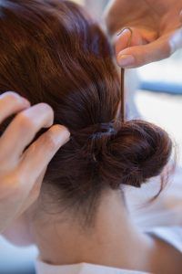 運動会まとめ髪アレンジ完成