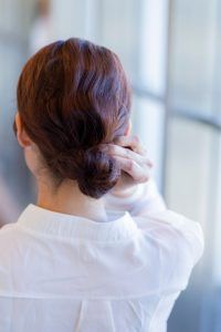 運動会まとめ髪アレンジSTEP３