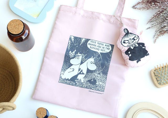 スプリング2024年11月号付録レビュームーミン＆リトルミイトートバッグとポーチ