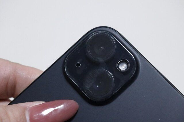 セリア カメラレンズ保護カバー クリア 使用例