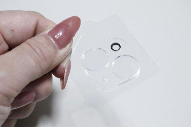 セリア カメラレンズ保護カバー クリア