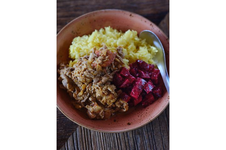 パンチの効いた味わいの“ラムカレー”