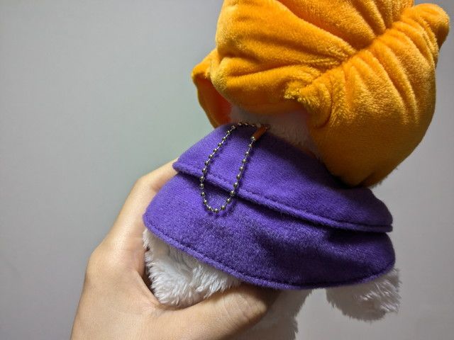 パンプキンスヌーピーのぬいぐるみポーチチェーン