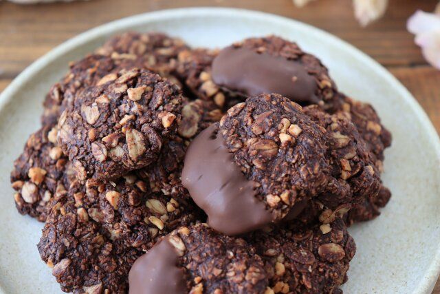 オートミールチョコクッキーの完成