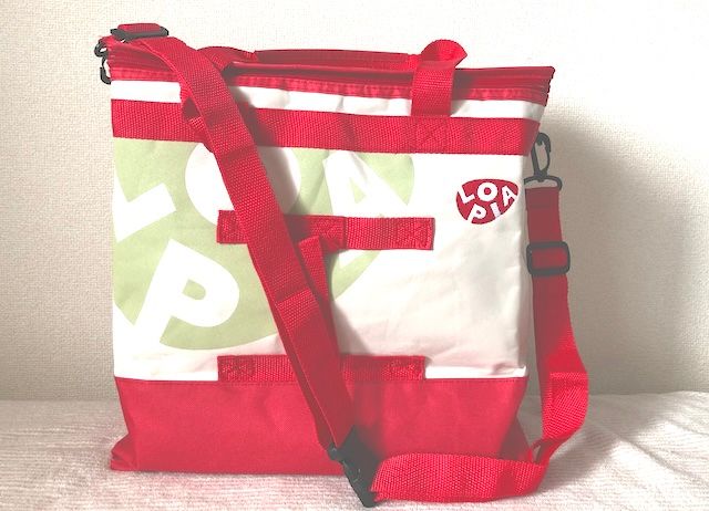 保冷バッグ4wayを真横から見た