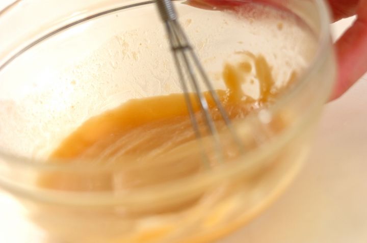 ブロッコリーの西京ゴマダレの作り方1