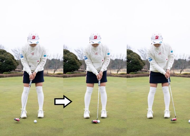 「4秒で構えて」人気女子プロがパットのコツを解説！