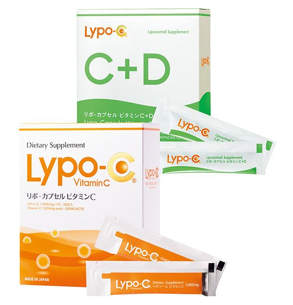【上】Lypo-C Vitamin C＋D 【下】Lypo-C Vitamin C