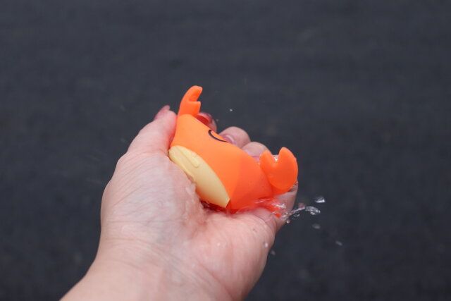 セリア カニさん ウォーターボム 使用例