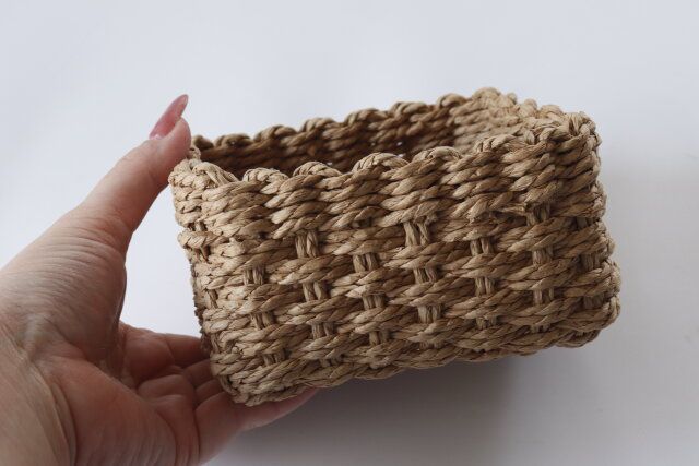 ダイソー ペーパー収納ボックス（長方形） サイズ感