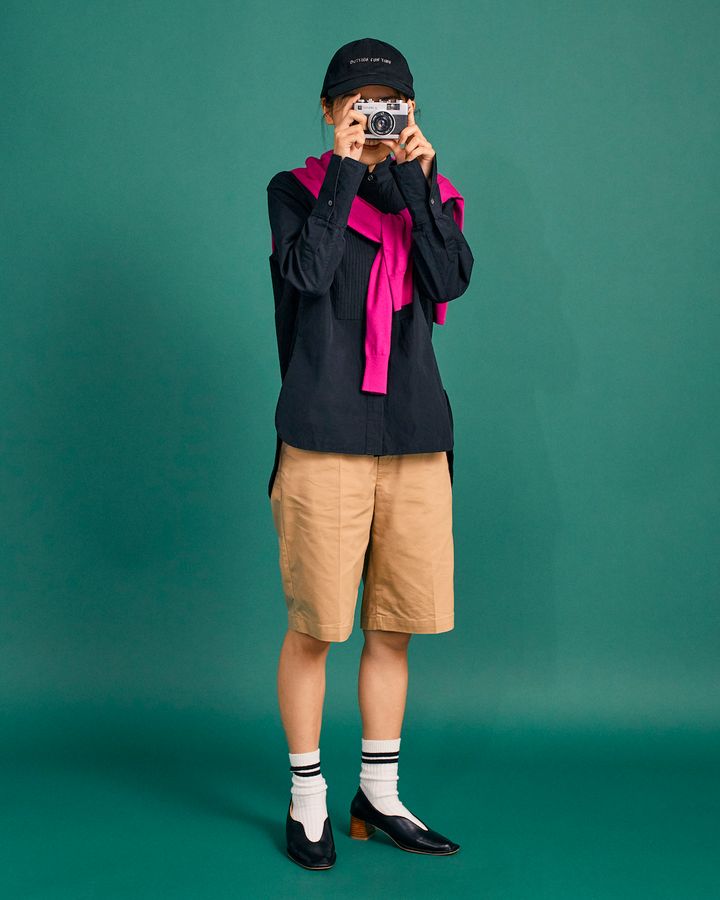 秋はじめに快適な“シャツ”ルック5選。カラーも柄もボーイッシュさが鍵【FUDGE FRIEND おしゃれさんの毎日コーディネート】