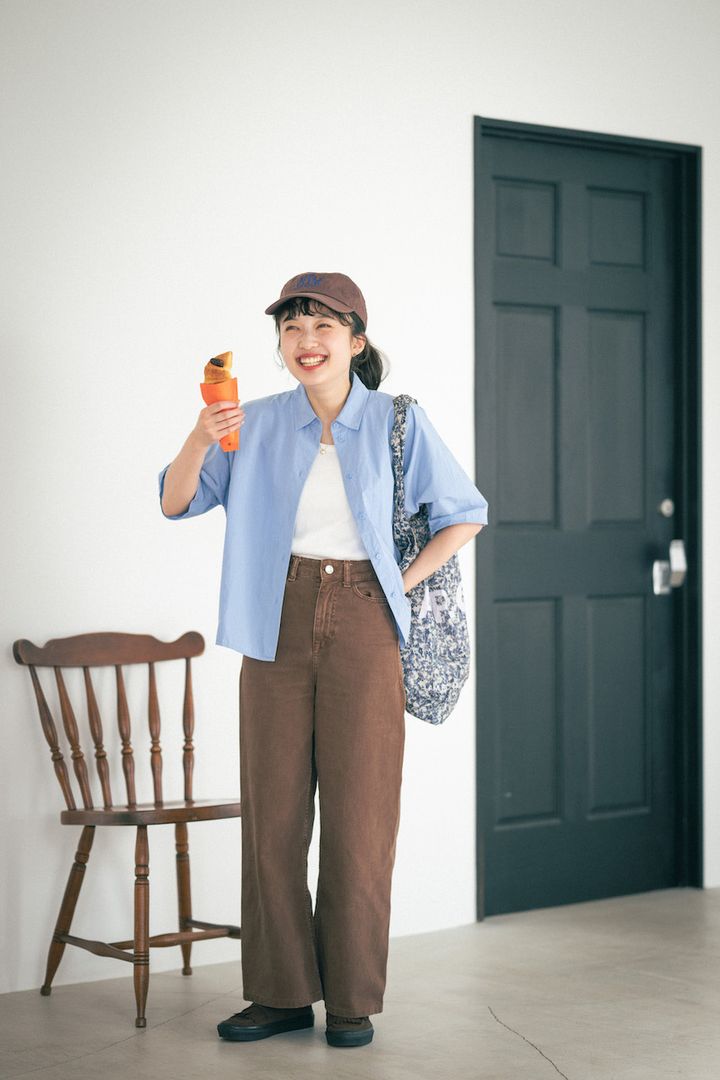 秋はじめに快適な“シャツ”ルック5選。カラーも柄もボーイッシュさが鍵【FUDGE FRIEND おしゃれさんの毎日コーディネート】