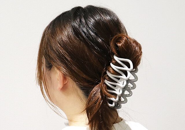 ダイソー バンスクリップ（シャイニー、クロスウェーブ） 使用例