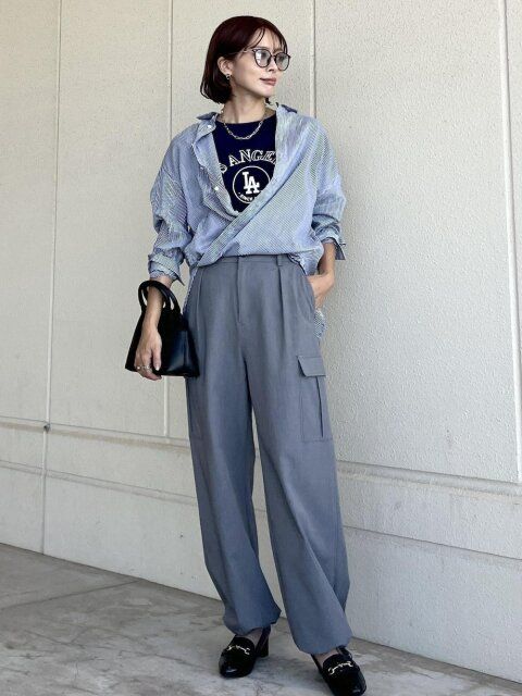 カーゴパンツコーデ4