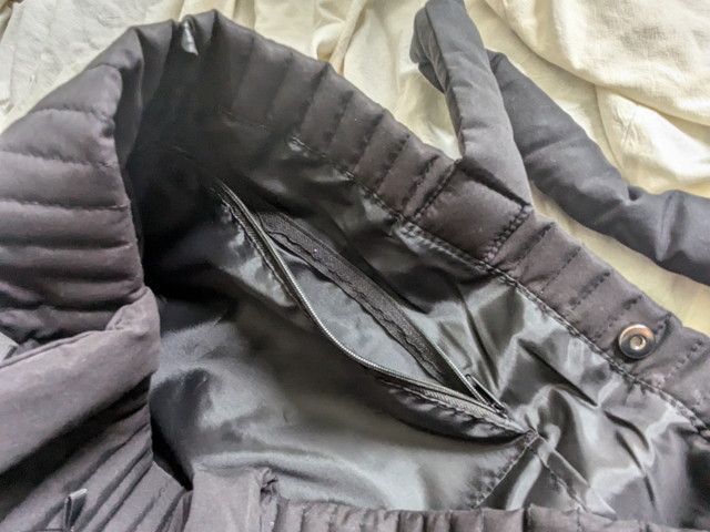 キルティングバッグの内ポケット