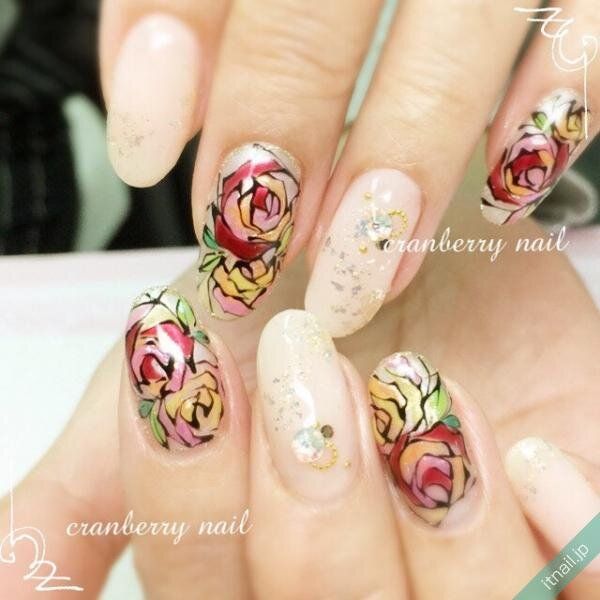 cranberry nailが投稿したネイルデザイン [photoid:I0006049] via Itnail Design (739946)
