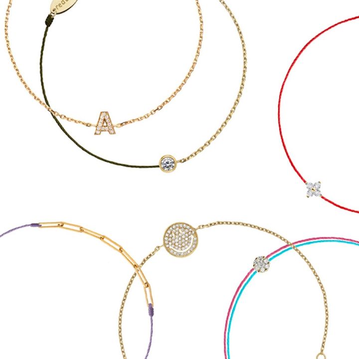 「レッドライン」ブレスレット（YG×ダイヤモンド）￥49,500〜199,100