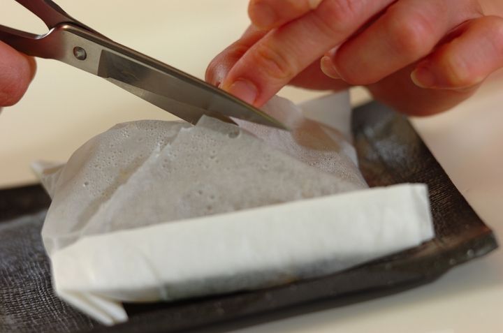 野菜のパピヨットの作り方4