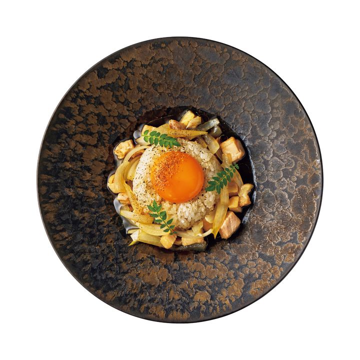 閉じない親子丼