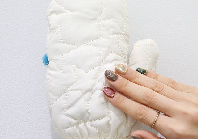 ダイソー 2WAYミトン型手袋 デザイン