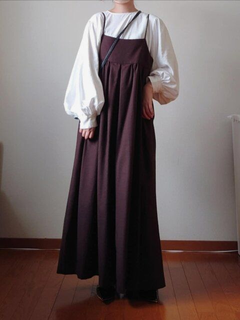 白ブラウスのコーデ5