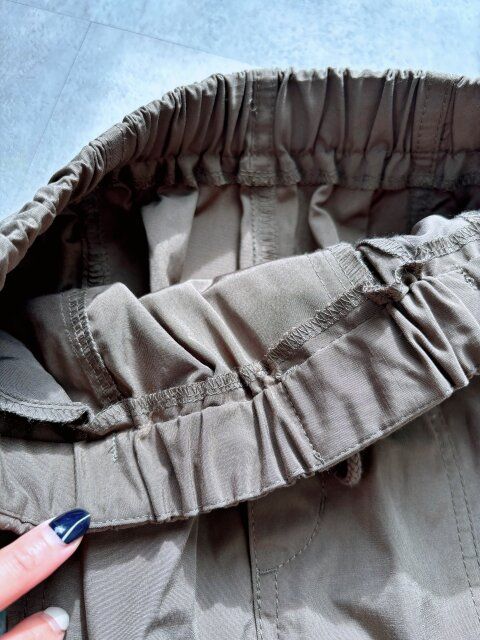 GUカーゴマキシスカートのウエストゴム部分