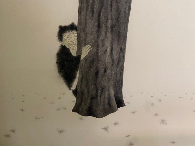 濱地創宗氏『寒山拾得』