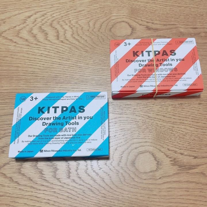 ダイソー・スタンダードプロダクツ「キットパス」 お風呂や窓で使えるクレヨン