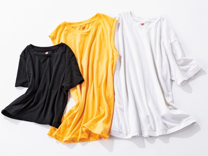 木佐貫まやさんおすすめのヘインズのTシャツ