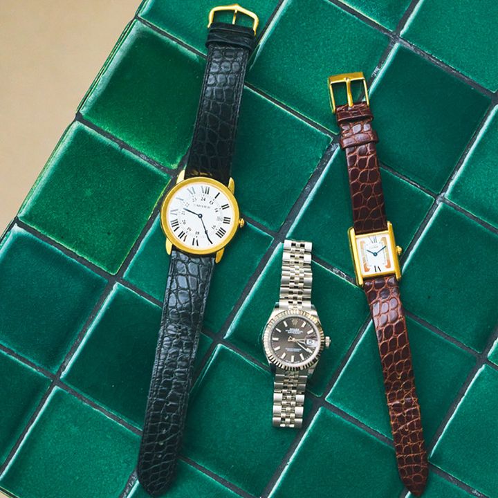 TODAYFULディレクター吉田怜香さんの私物でカルティエとロレックスの腕時計