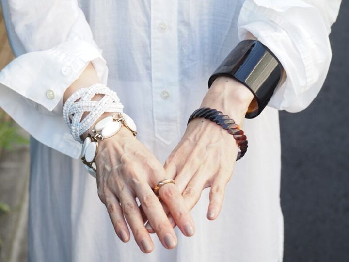 50代 スナップ コーデ