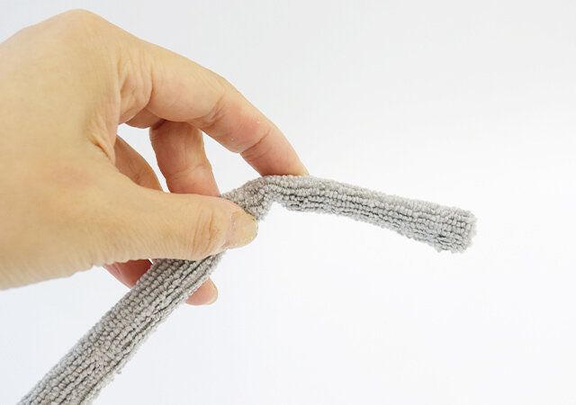 キャンドゥ お掃除スティック本体GY 屈曲