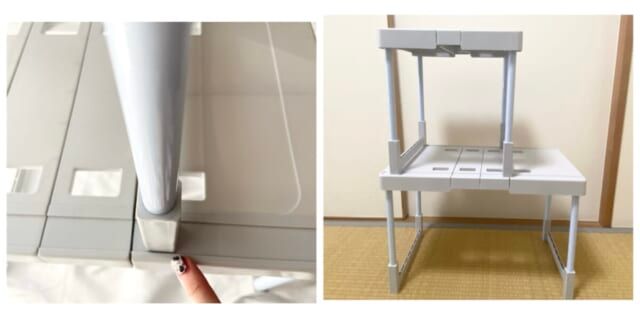 DAISO 押入れフリーラック ジョイント