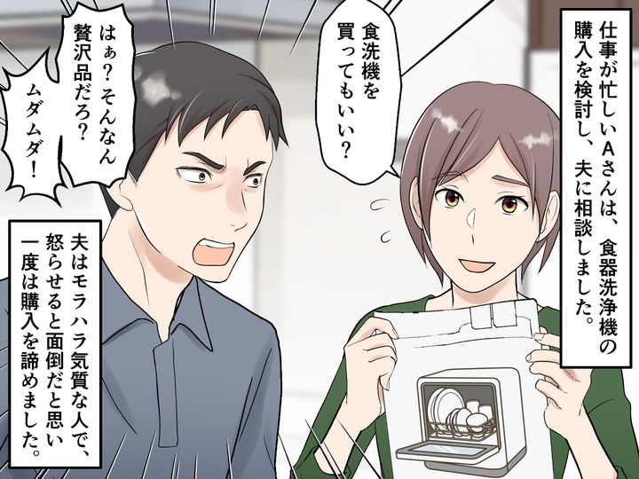 画像1: 「食洗機なんてムダ」と言う夫